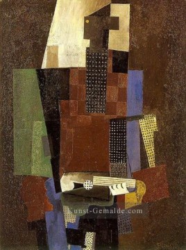 Gitarrist 1916 Kubismus Pablo Picasso Ölgemälde